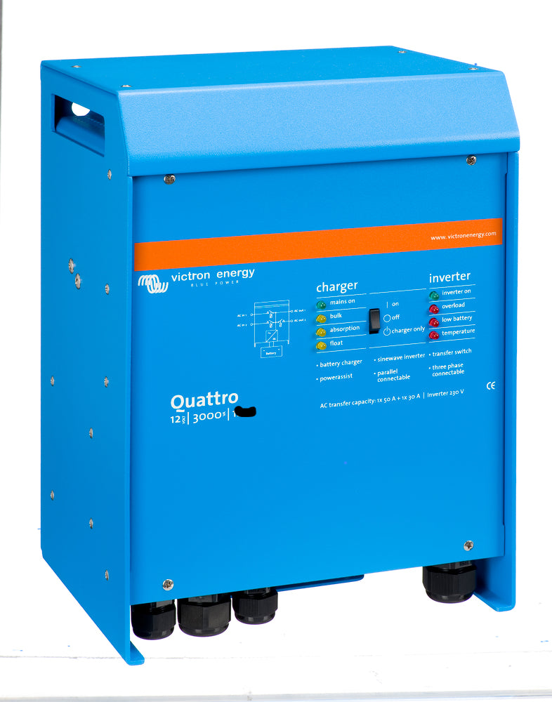 12v Victron Quattro 12/3000/120-50/50 230V VE.Bus. QUA123020010 9000000781