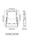 32w LED Floodlight 2022 Style 100-265v AC 9000000910